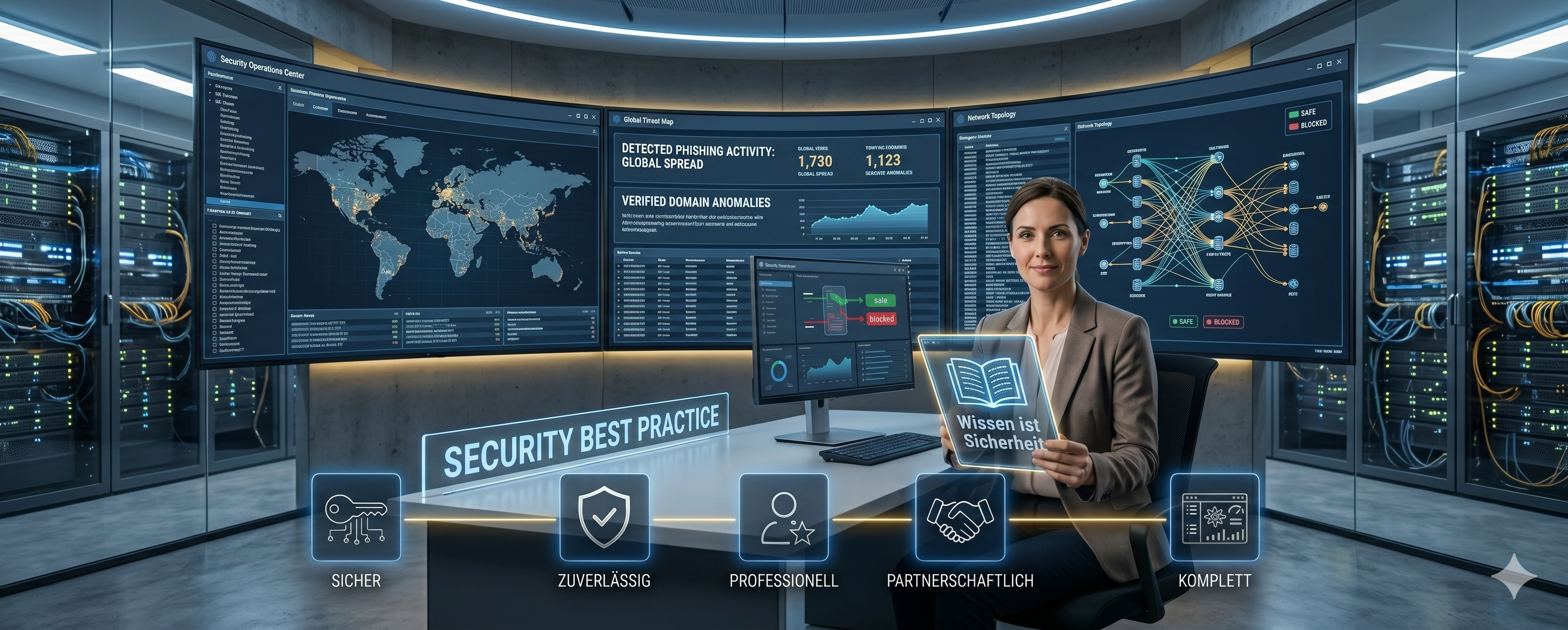 NovaCler Team beim Erarbeiten von Sicherheitskonzepten